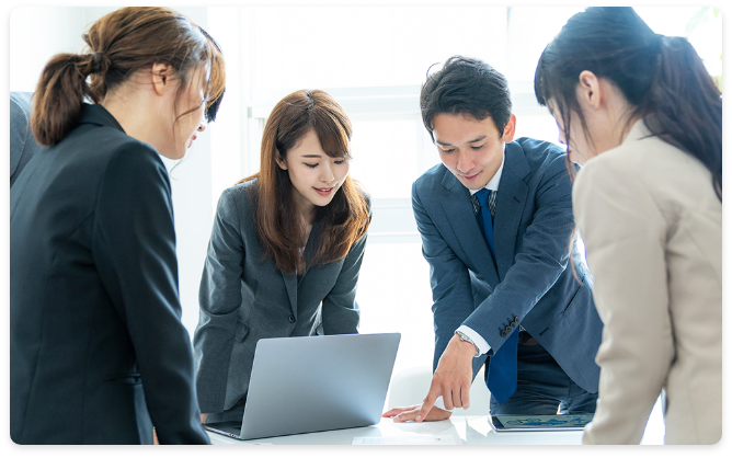お見積り書やご提案資料を見てから商談ができる